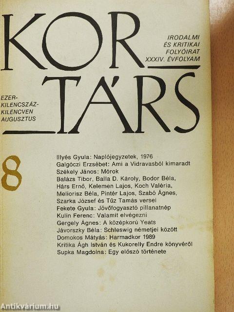 Kortárs 1990. augusztus
