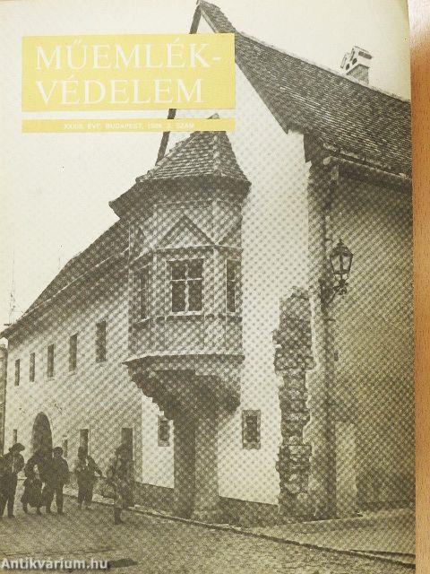 Műemlékvédelem 1989/3.