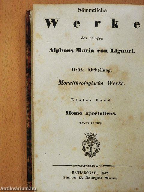 "11 kötet a Moraltheologische Werke című sorozatból" (nem teljes sorozat)