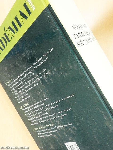 Magyar értelmező kéziszótár