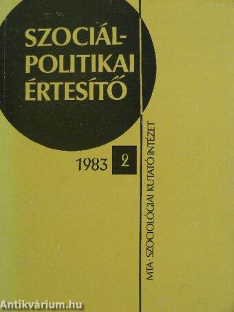 Szociálpolitikai értesítő 1983/2.