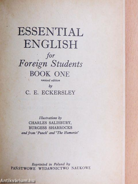 Essential English for Foreign Students Book 1.