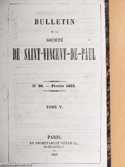 Bulletin de la Société de Saint-Vincent-de-Paul V.
