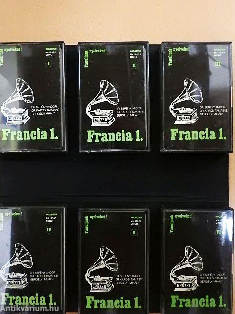Francia nyelvkönyv 1. - 6 db kazettával