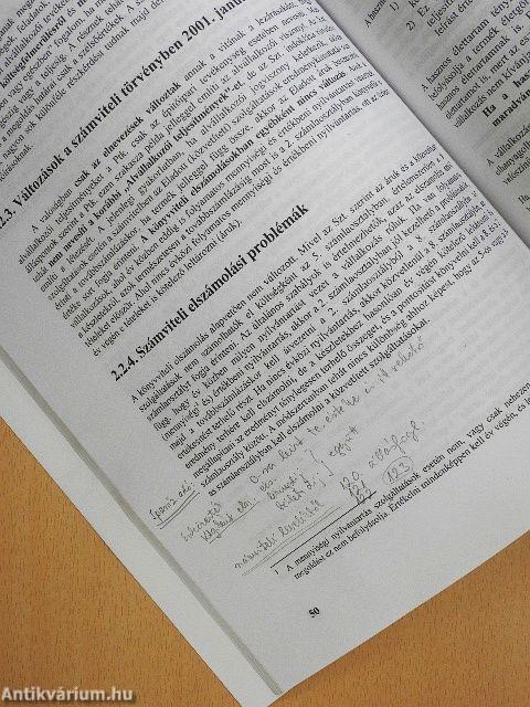 Könyvvizsgálói szakmai továbbképzés 2001.