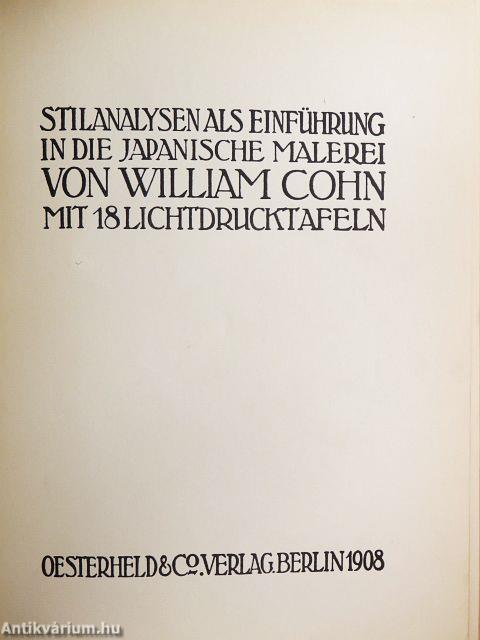Stilanalysen als Einführung in die japanische Malerei