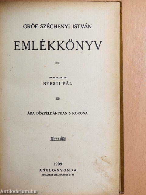 Gróf Széchenyi István emlékkönyv