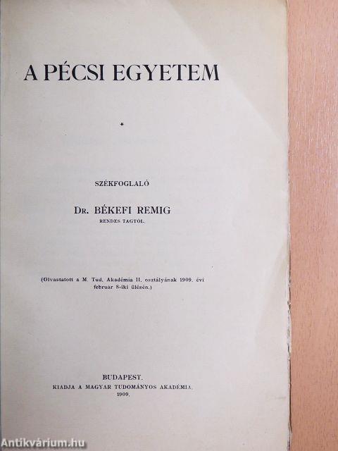 A pécsi egyetem