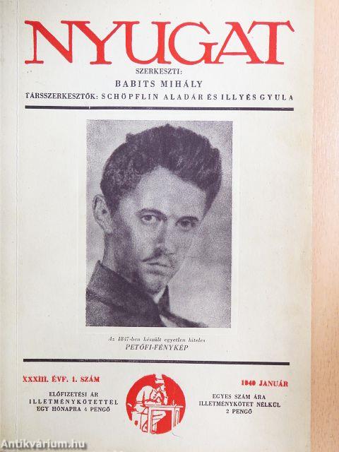 Nyugat 1940. január