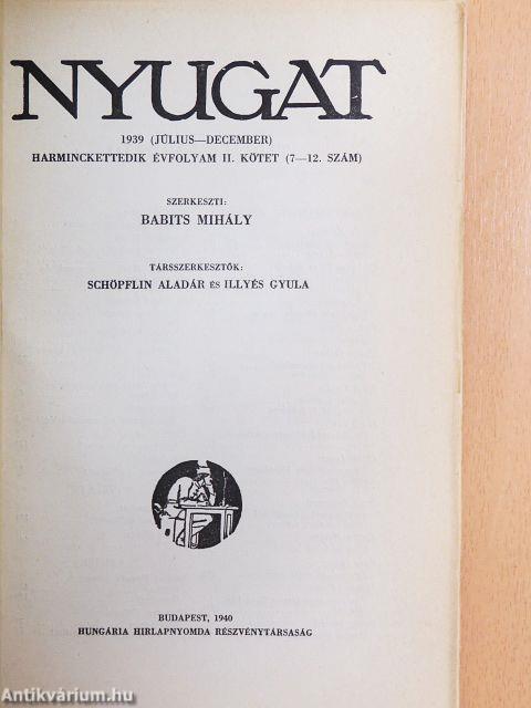 Nyugat 1940. január