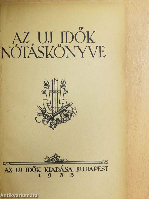Az Uj Idők Nótáskönyve