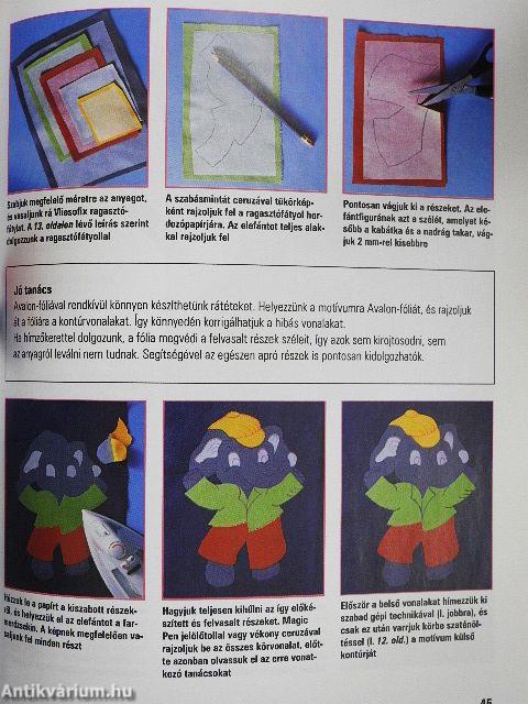 Gyerekholmik gépi hímzése