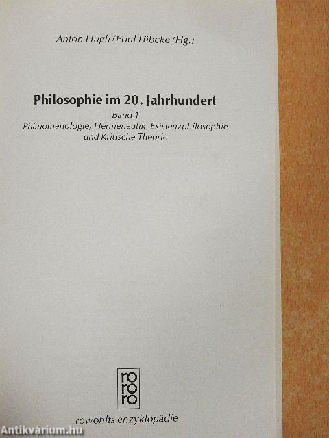 Philosophie im 20. Jahrhundert