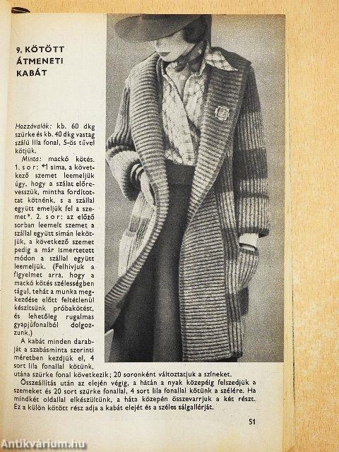 Kötés-horgolás 1975