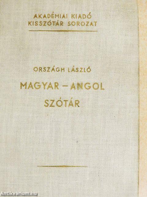 Magyar-angol szótár