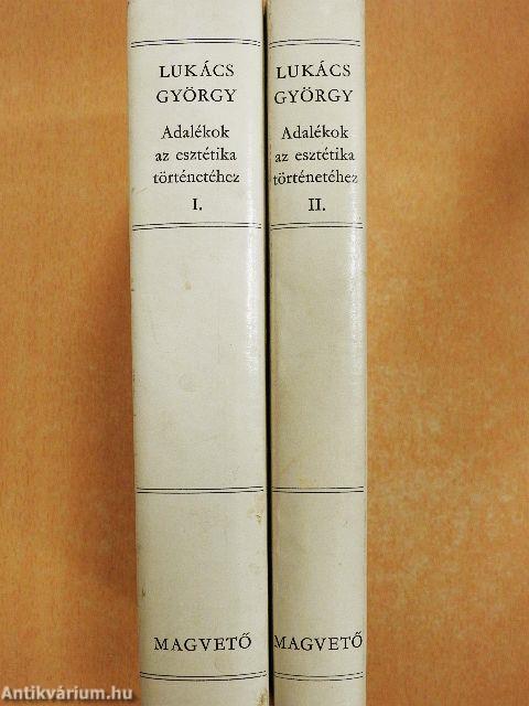 Adalékok az esztétika történetéhez I-II.