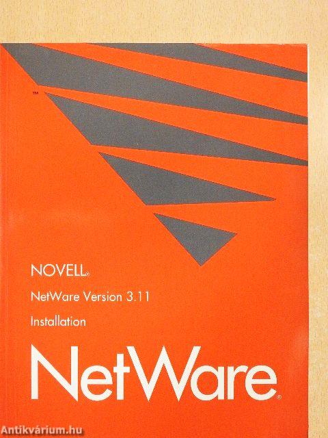 Novell NetWare - NetWare Version 3.11 - Installation