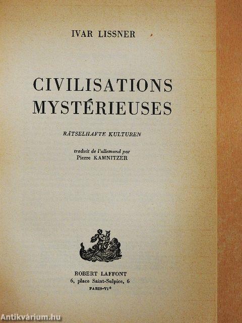 Civilisations mystérieuses