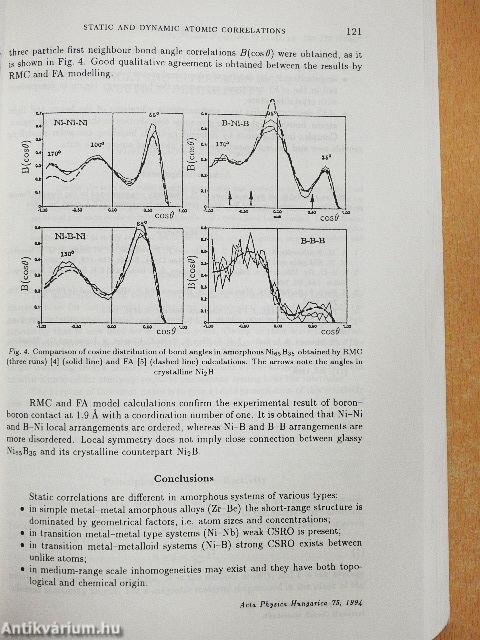 Acta Physica Hungarica 1994. Volume 75 Numbers 1-4.