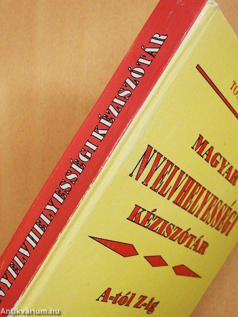 Magyar nyelvhelyességi kéziszótár