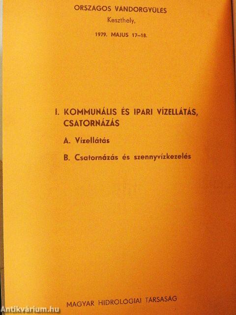 Kommunális és ipari vízellátás, csatornázás