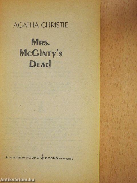 Mrs. McGinty's Dead