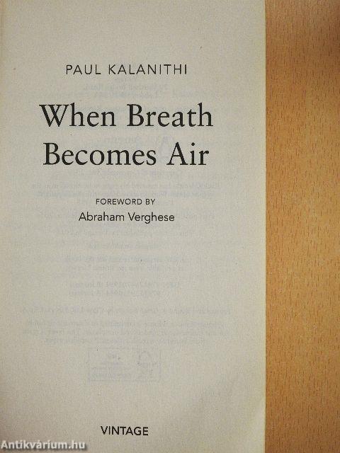 When Breath Becomes Air