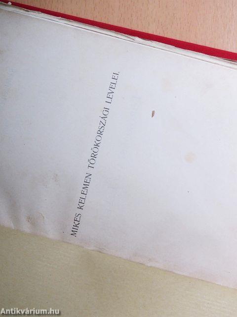 Mikes Kelemen törökországi levelei