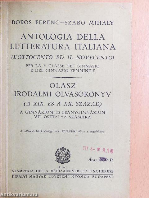 Olasz irodalmi olvasókönyv 