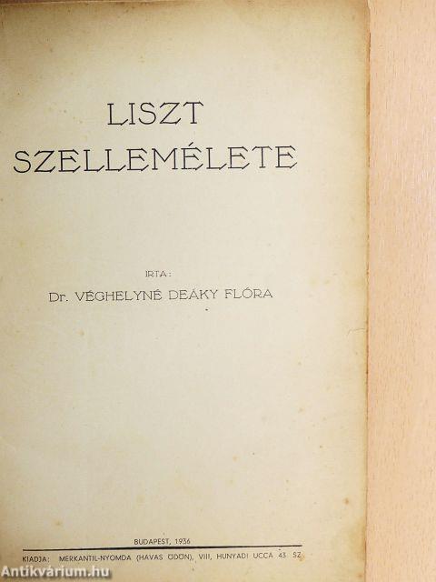 Liszt szellemélete