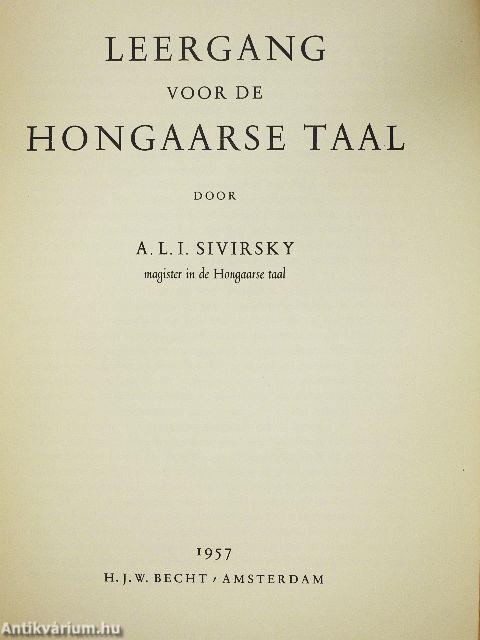 Leergang voor de Hongaarse Taal