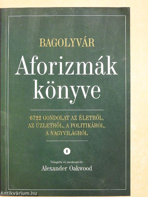 Aforizmák könyve I-II.