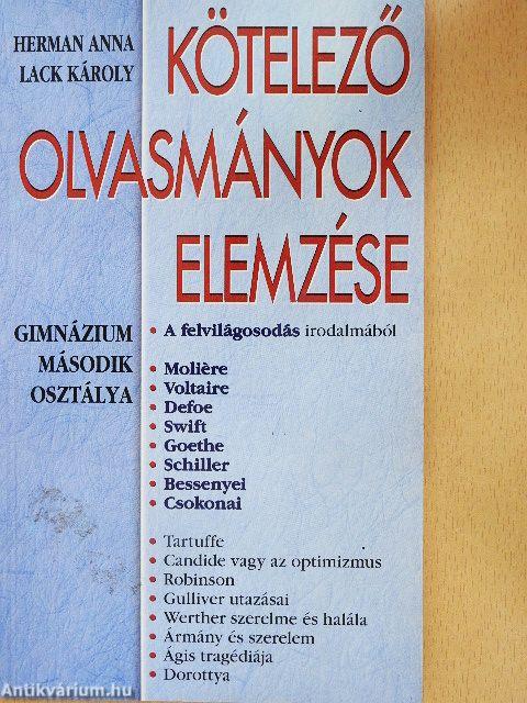 Kötelező olvasmányok elemzése 2.