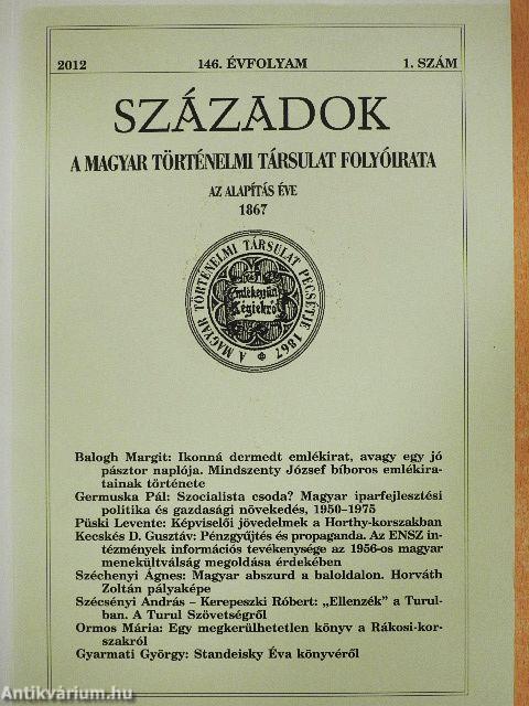 Századok 2012/1.