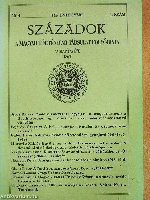 Századok 2014/1.