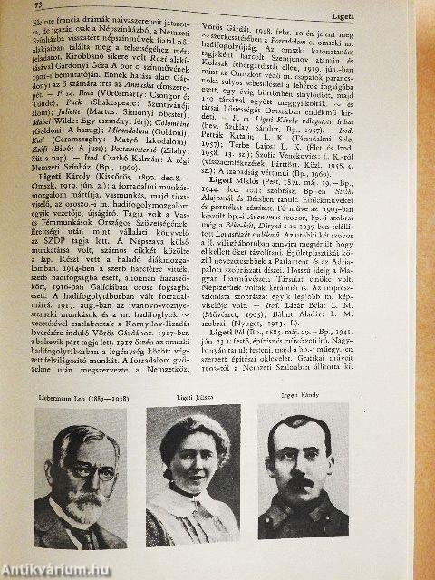 Magyar Életrajzi Lexikon II.