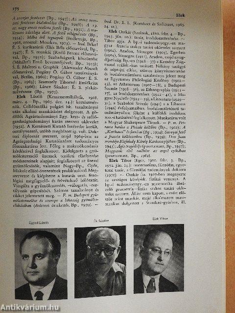 Magyar Életrajzi Lexikon III.