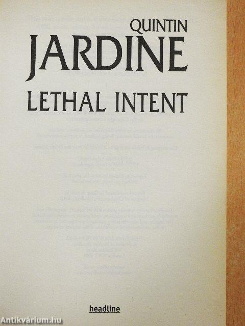 Lethal Intent