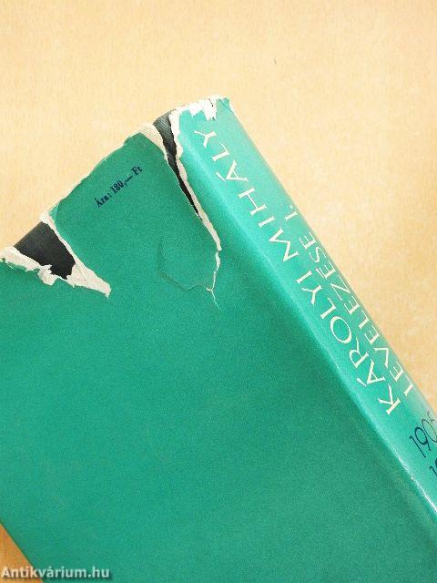 Károlyi Mihály levelezése I.