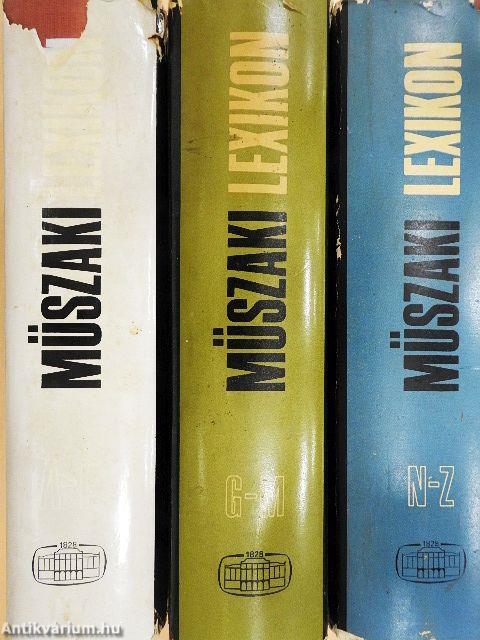 Műszaki lexikon 1-3.