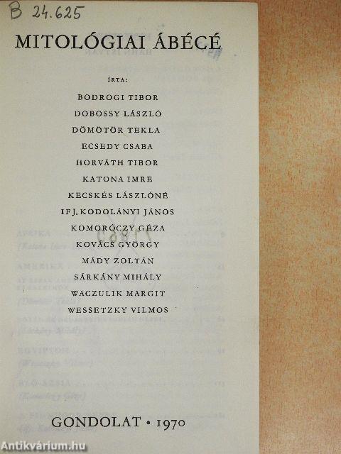 Mitológiai ábécé
