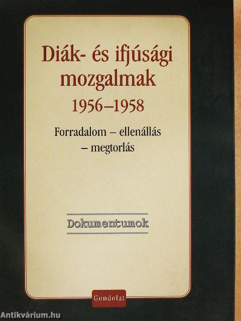 Diák- és ifjúsági mozgalmak 1956-1958