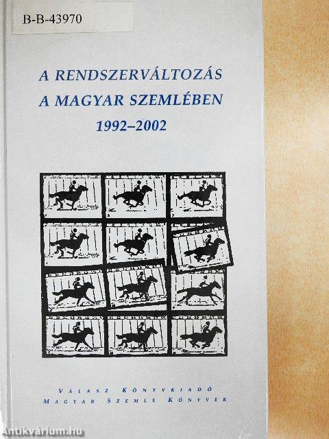 A rendszerváltozás a Magyar Szemlében