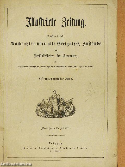 Illustrirte Zeitung 1857. (nem teljes évfolyam) (gótbetűs)