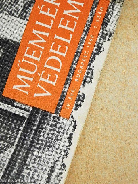 Műemlékvédelem 1960/1.