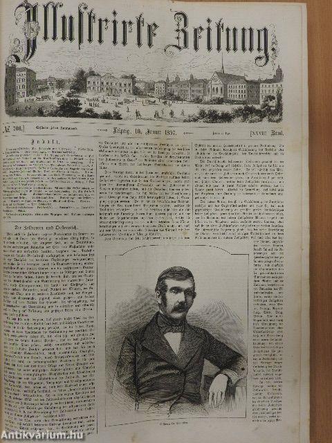 Illustrirte Zeitung 1857. (nem teljes évfolyam) (gótbetűs)