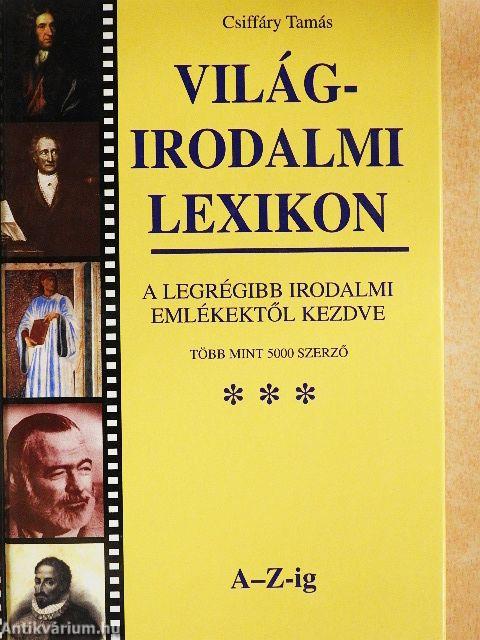 Világirodalmi lexikon