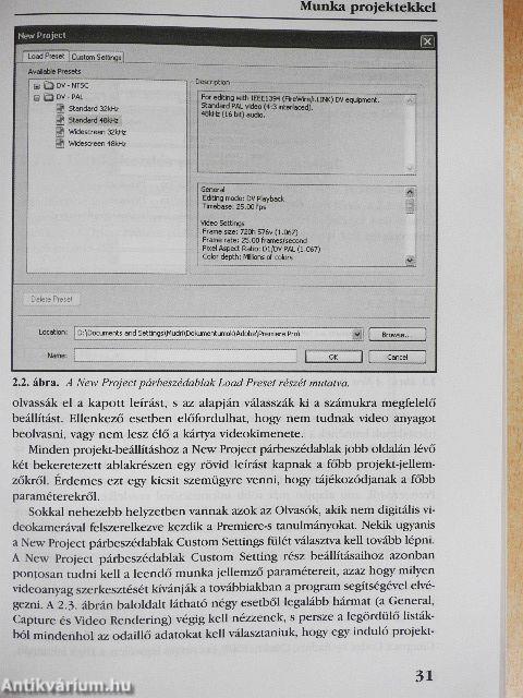 Videoszerkesztés Adobe Premiere programokkal