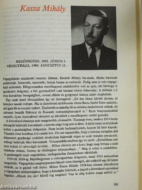 A forradalmi munkásmozgalom Békés megyei harcosai II.