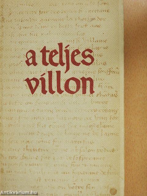 A teljes Villon
